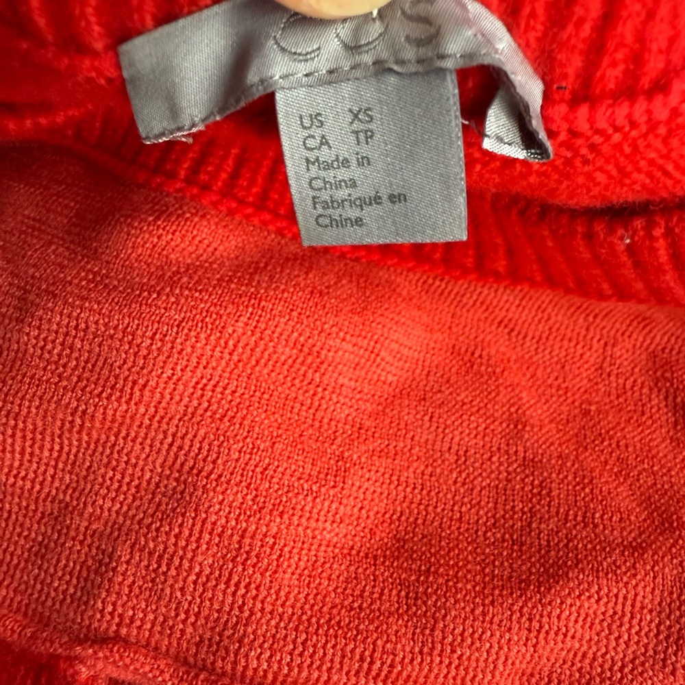 COS Reverse Seams Wool Jumper Size XS - Picture 5 of 7